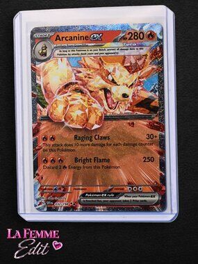 Pokemon Card Arcanine EX 032/198 Double Rare Holo